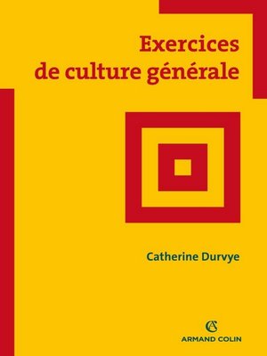 cover image of Exercices de culture générale